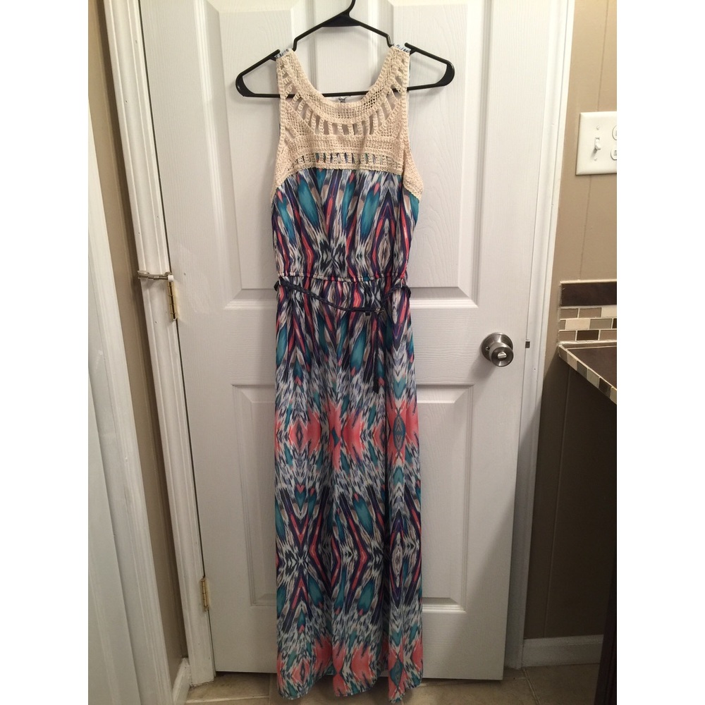 Crochet Top Maxi Dress